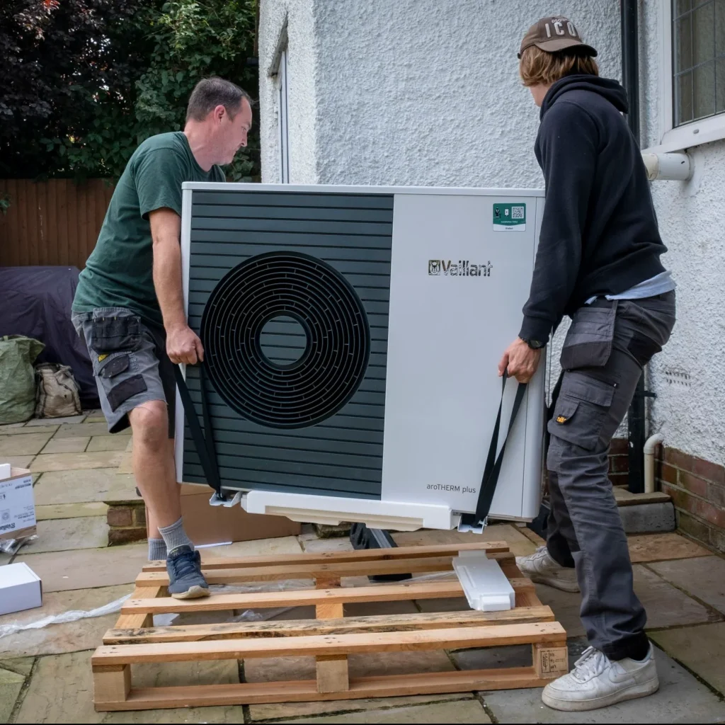 vaillant install, air source heat pump cost, octopus heat pump, heat source pump, boiler upgrade scheme, mitsubishi heat pump